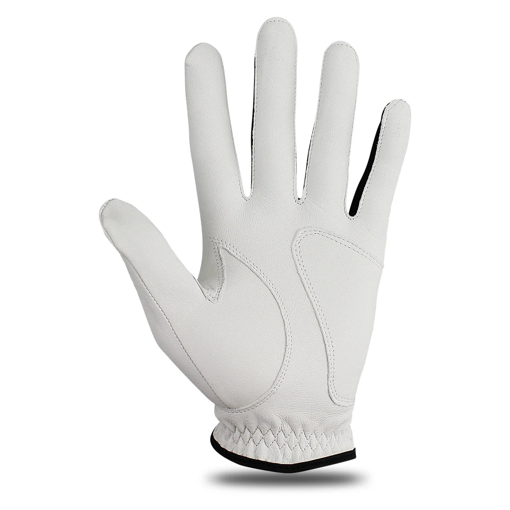 GOG Golf glove Genuine sheepskin leather for men white Breathable glove for golfer Free shipping 1 pcs new dropship