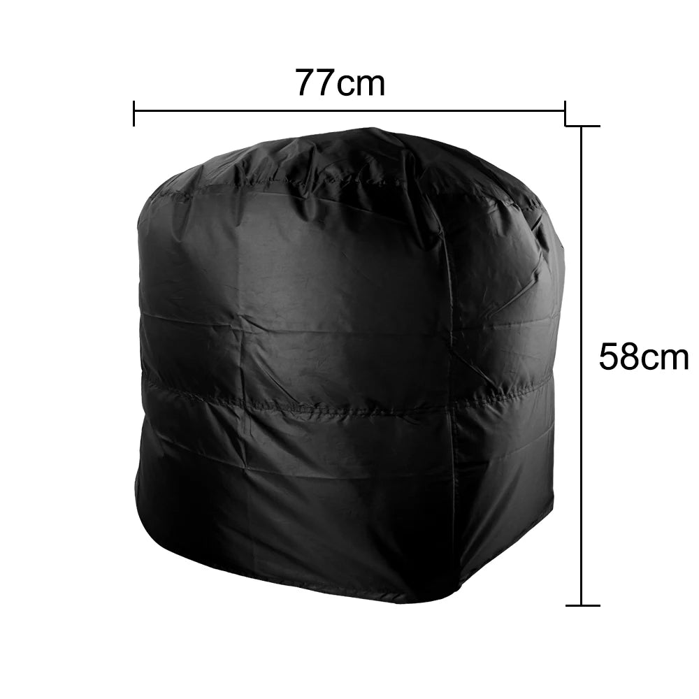 Outdoor Barbecue Cover Duty Grill Cover Rain Protection BBQ Cover Round bbq Grill Black Outdoor Dust Waterproof Weber Heavy