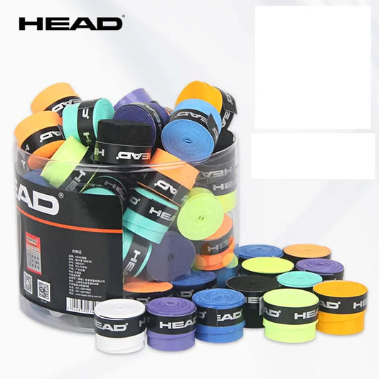 6 Pieces Original HEAD Overgrip Anti Slip Tennis Racket Sweatband Grips Padel Shock Absorption Grip Tape Training Accessories