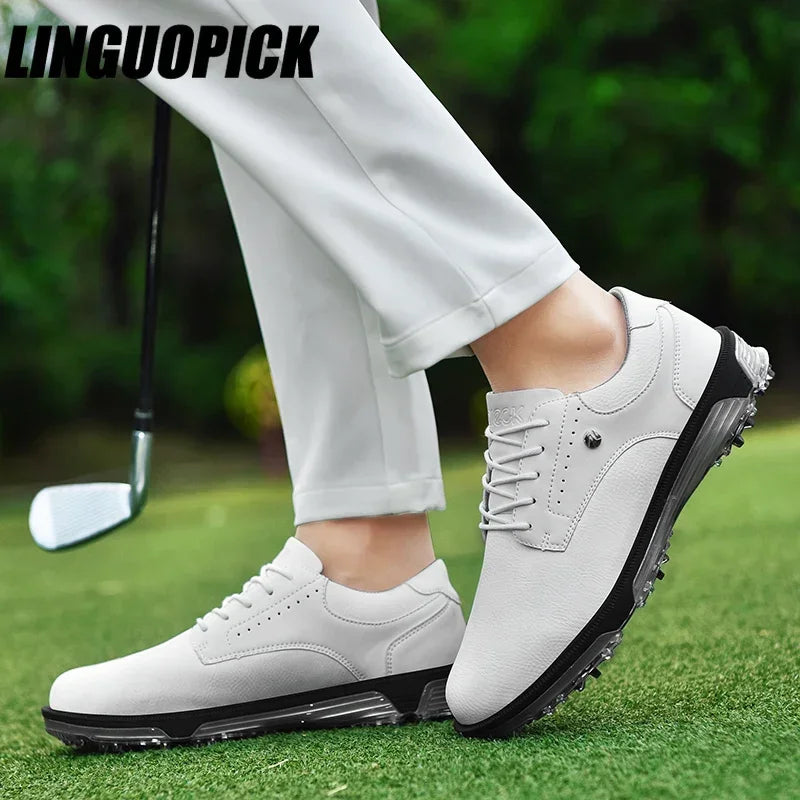 Golf Shoes Men Waterproof Breathable Golf Sneakers Women Spikeless Sports Shoes Walking outdoor sport Golfing Footwear 2023