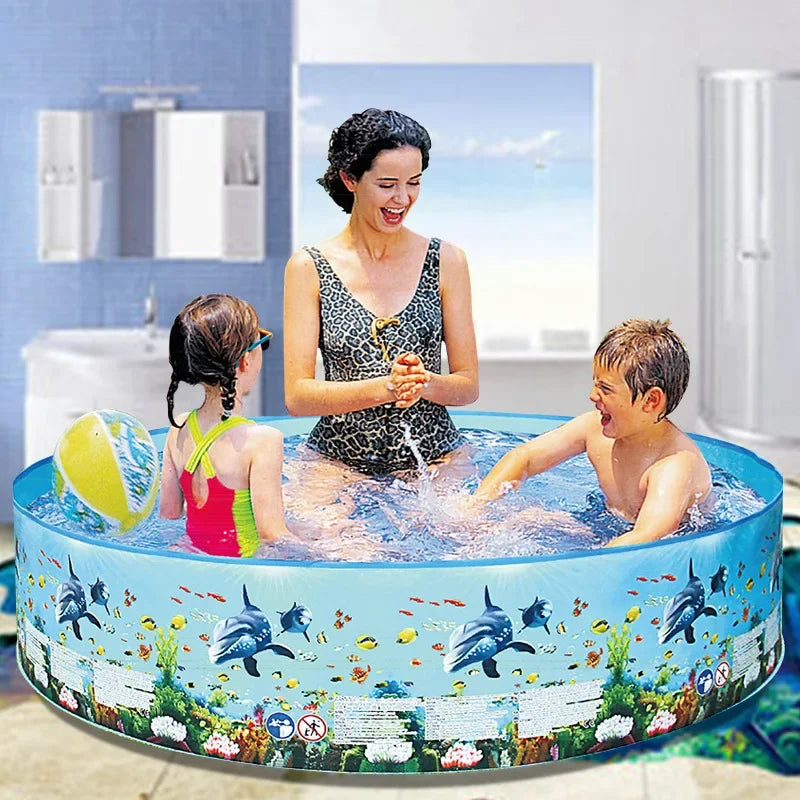 Piscines portables pour enfants en bas âge, baignoire pliable pour enfants, piscine à pression rapide en ouate pliable