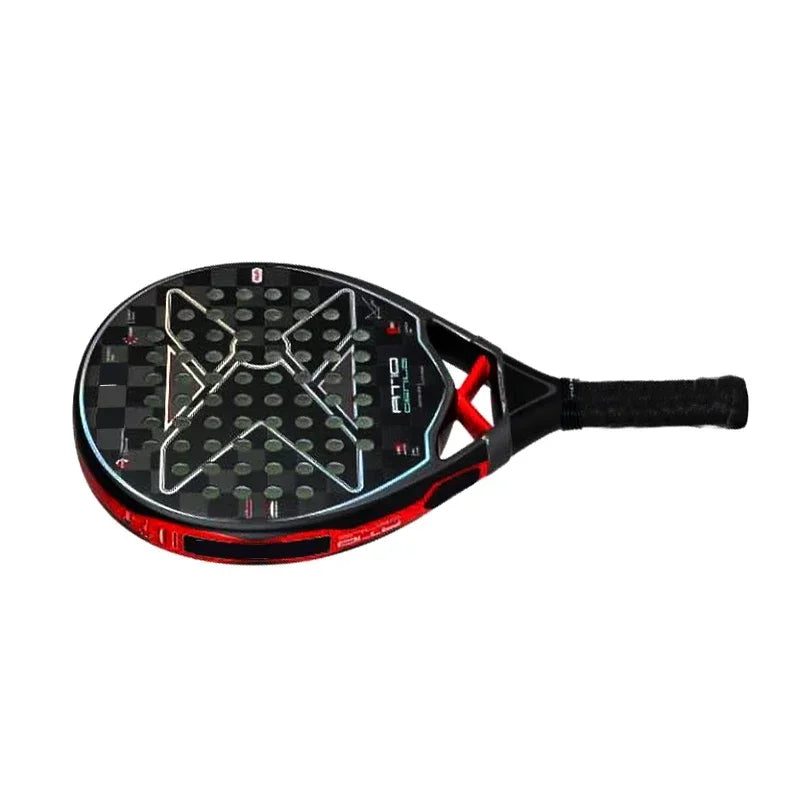 Raquette de Padel Pala Padel, Face Souple, Fibre de Carbone, Face EVA Souple, Raquette de Sport, Équipement de Plein Air, Nouveau