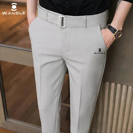 New Spring/Autumn Popular Golf Men's Breathable Golf Pants, W Angle High Quality Casual Pants, Fashionable Elastic Golf Pants