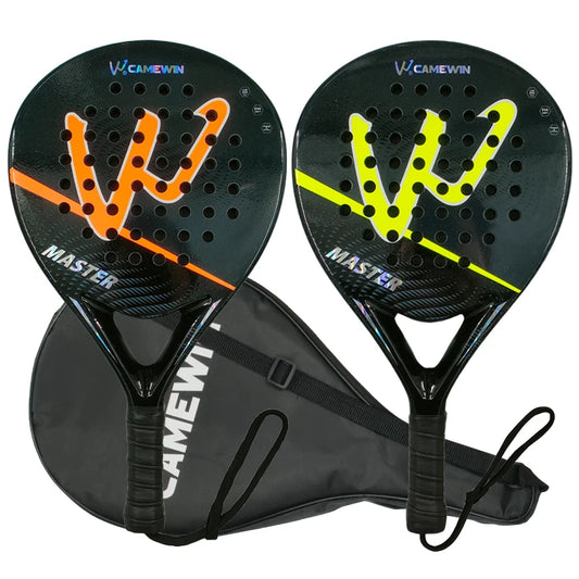 The new Padel racket Paddle racket 100% carbon fiber EVA elastic memory foam core Tennis racket Carbon fiber padel racket