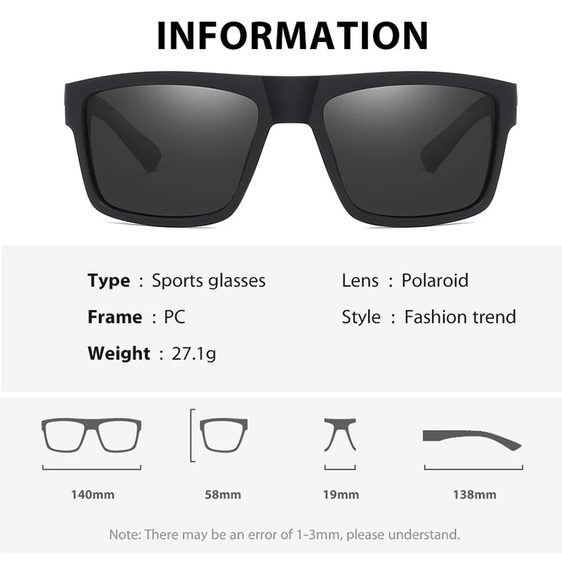 SEPFOX Men Polarized Fishing Sunglasses Women Outdoor Sports Goggles Unisex UV400 Running Hiking Driving Eyewear Sun Glasses