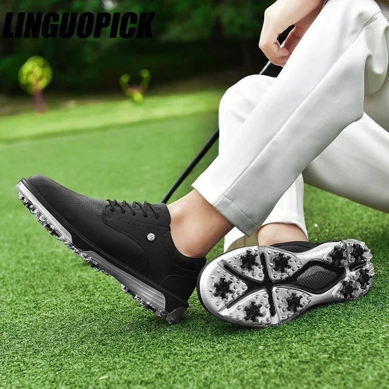 Golf Shoes Men Waterproof Breathable Golf Sneakers Women Spikeless Sports Shoes Walking outdoor sport Golfing Footwear 2023