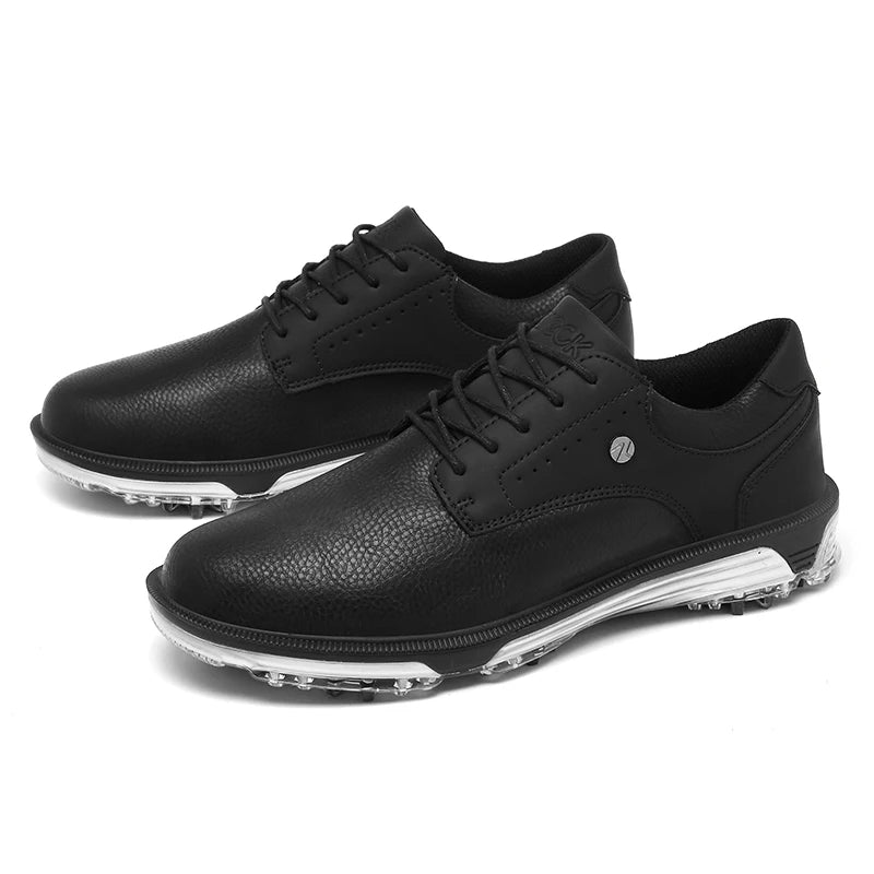 Golf Shoes waterproof Golfer Sport shoes Man Ankle Golf Sneaker supplies Golfing Shoes Non Slip Comfortable Walking Shoe black