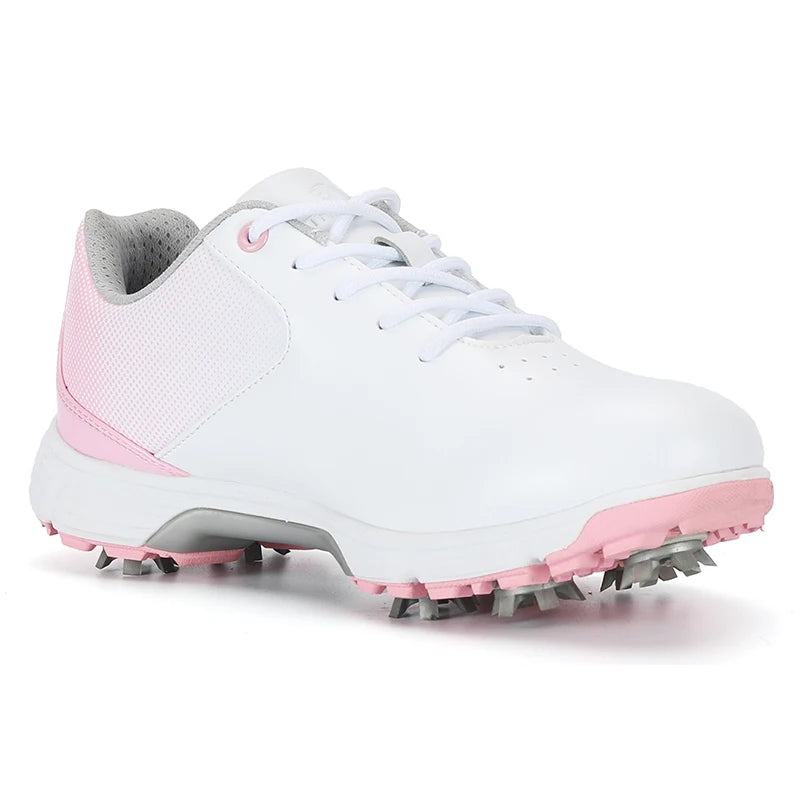 New Golf Shoes Women Spikes Golf Sneakers Light Weight Walking Shoes Outdoor Gym Sneakers