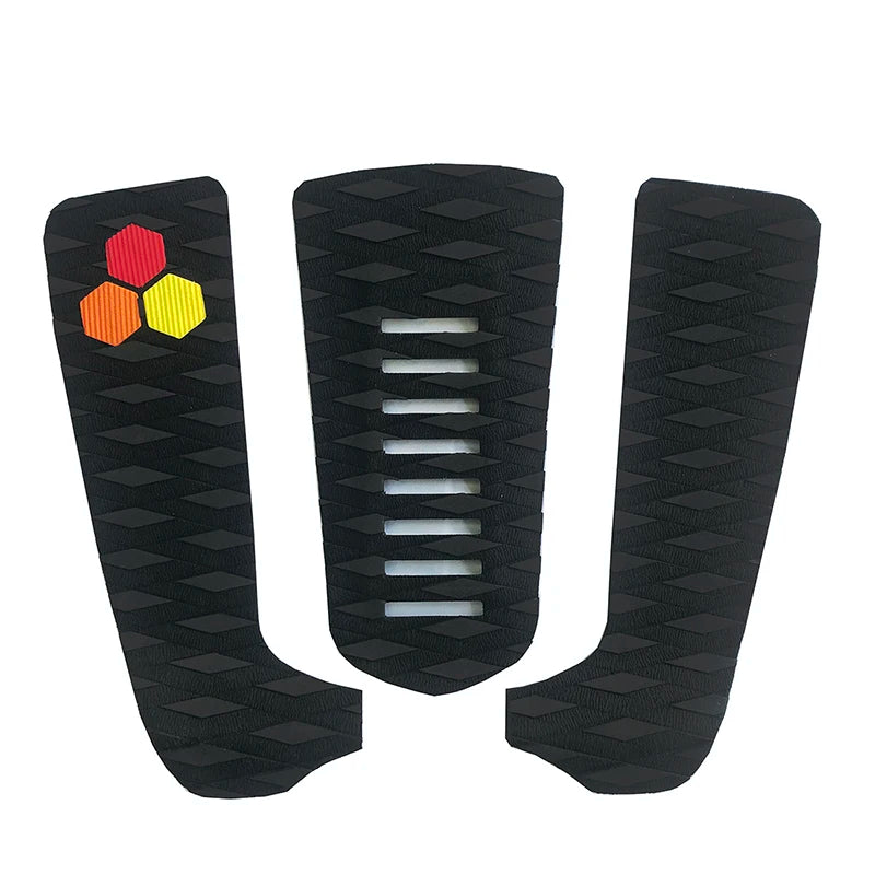 Surfboard Traction Pad Colorful Deck Grip Surf Sup Board Eva Foam Diamond Non-Slip Strong Glue Trimmable 3 Piece/Set Foot Tail