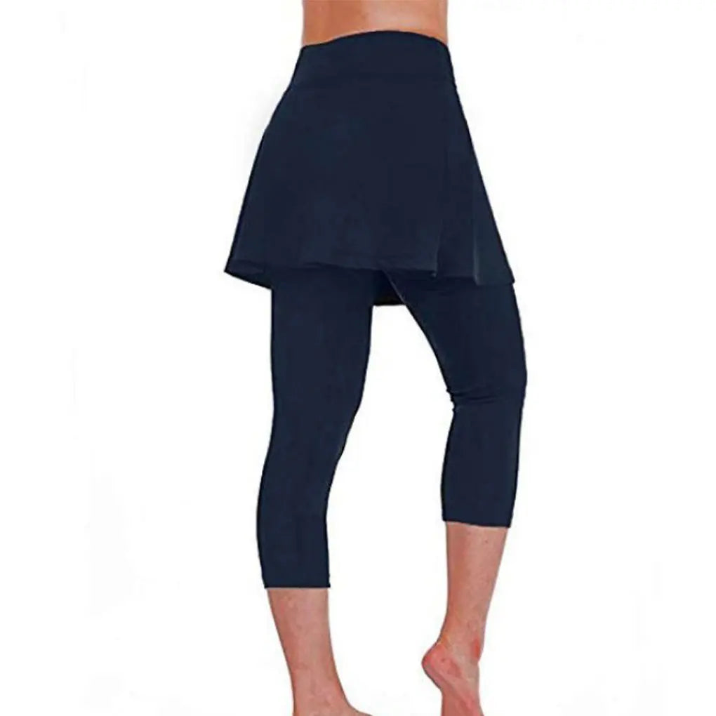 Elastic And Flexible Women S Golf And Tennis Pants With Skirt Move Freely And Look On Course Modest