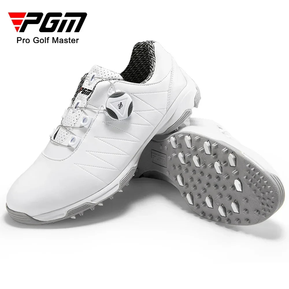 PGM XZ082 femmes chaussures de Golf imperméable léger bouton boucle lacet baskets dames respirant antidérapant formateurs chaussures