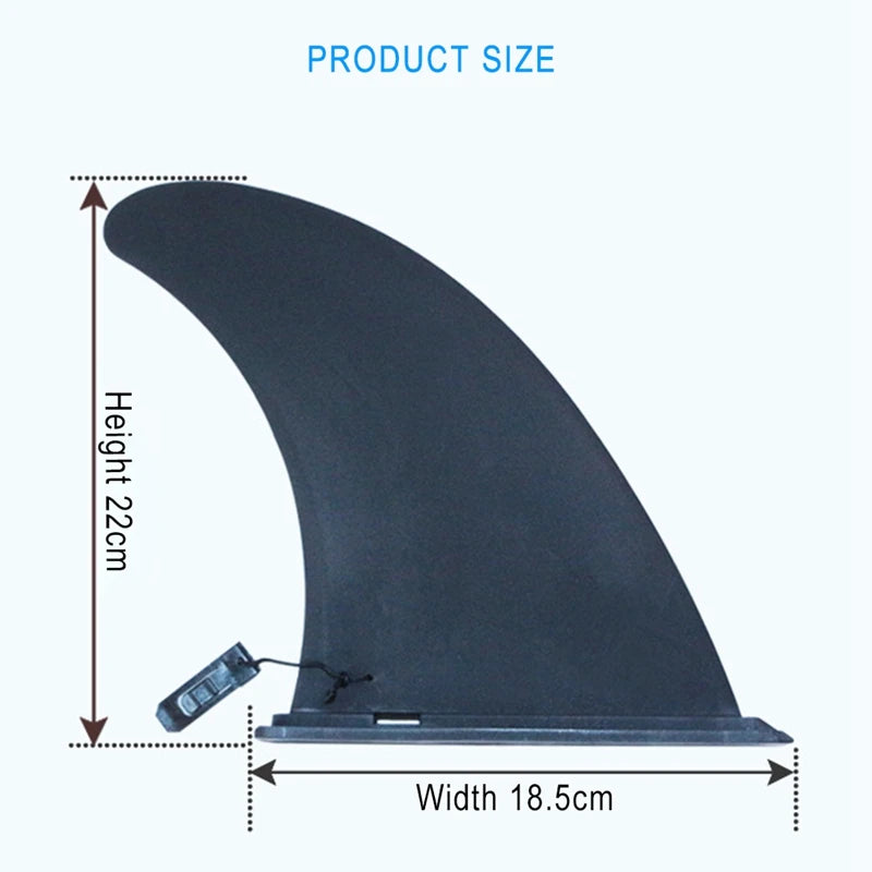 Surfwater Wave Fin SUP Accessory Stablizer Fit Stand Up Paddle Board Surfboard Slide-in Central Fin Side Splitter Socket